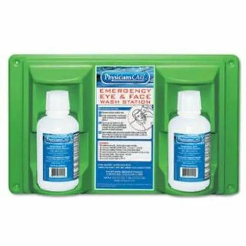 First Aid Only - Double 16oz Bottle Eyewash Station - Wall Mount - Becker Safety and Supply