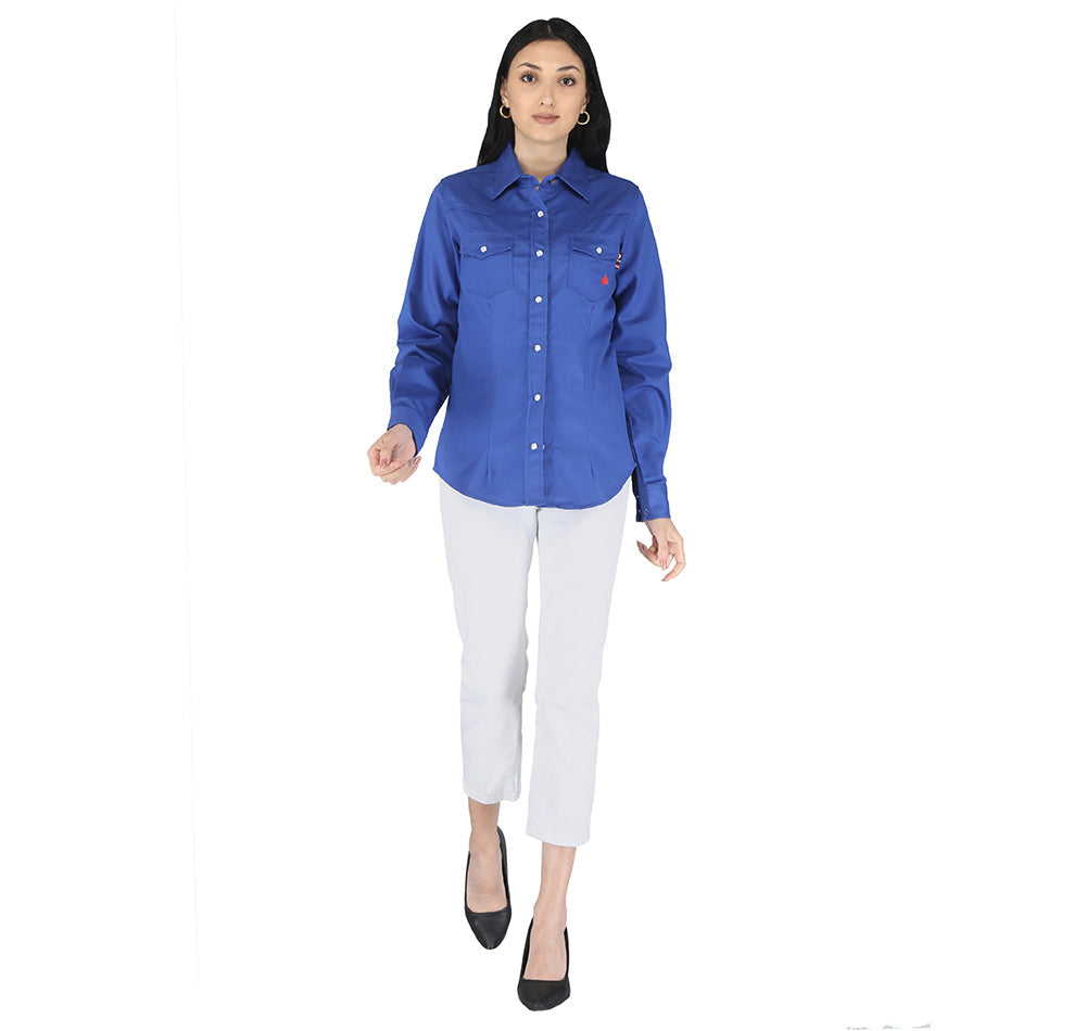 Forge -FR Women'S Long Sleeve Shirt - Becker Safety and Supply