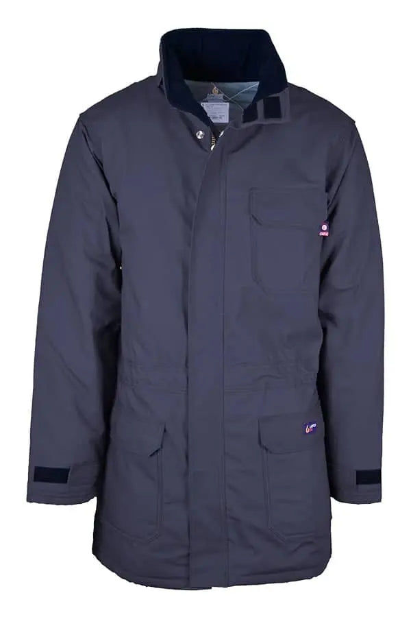 LAPCO - 12oz FR Insulated Parka 100% Cotton Duck, Navy - Becker Safety and Supply