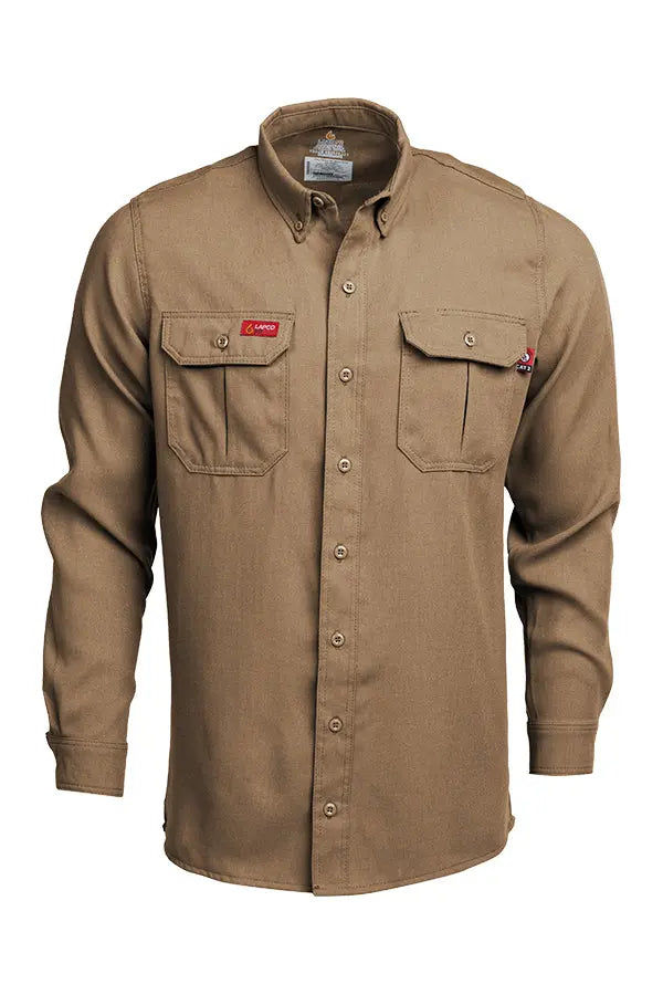 LAPCO - FR Modern Uniform Shirts 5oz. Tecasafe, Gray Becker Safety and Supply
