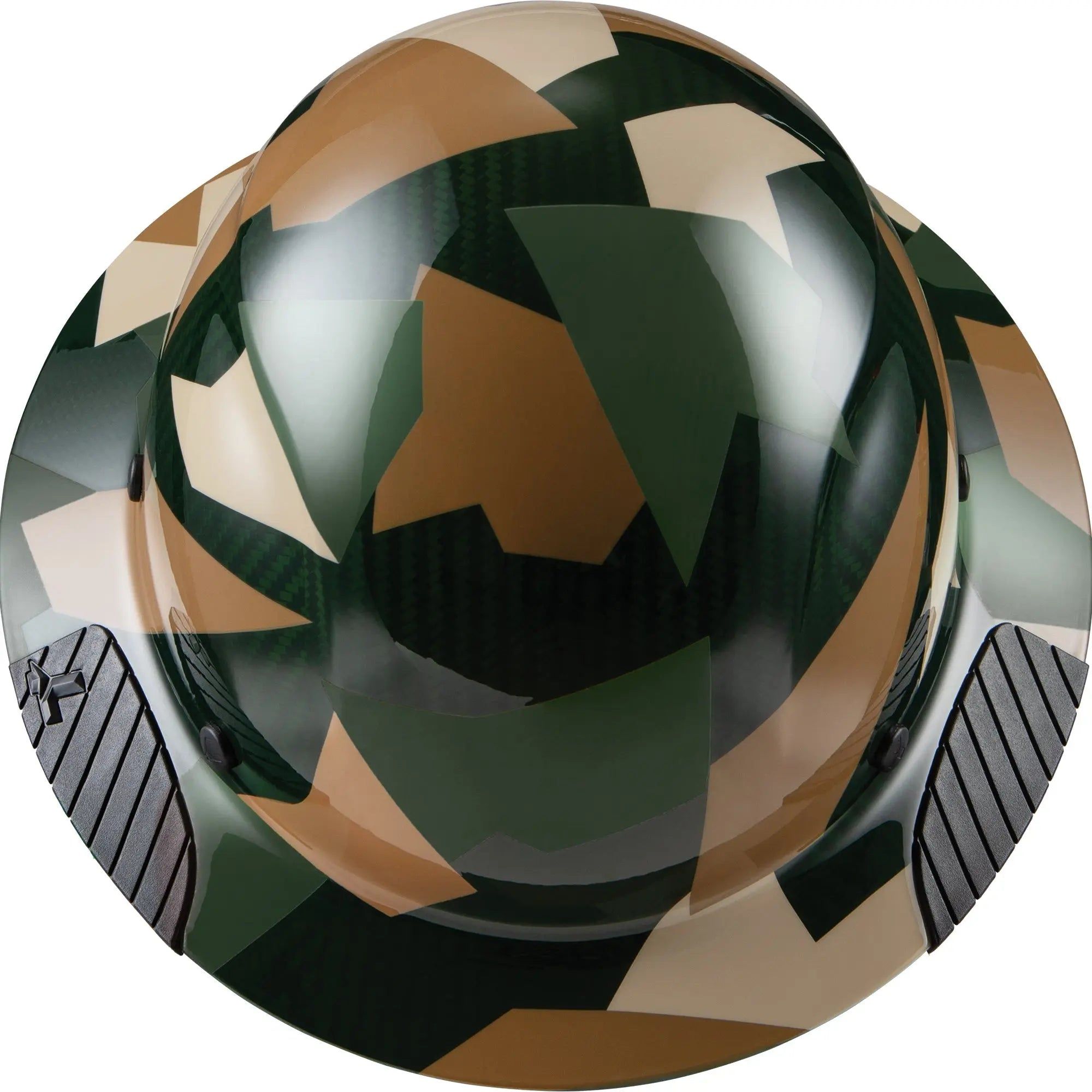 LIFT - DAX Carbon Fiber Hard Hat - Full Brim - Type 1, Class C, Jungle Camo Gloss - Becker Safety and Supply