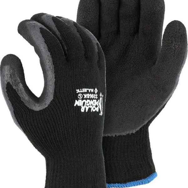 LAMP GLOVES WINTER GLOVE ブラック Mサイズ Majestic Polar Penguin Winter Glove Foam Latex Palm