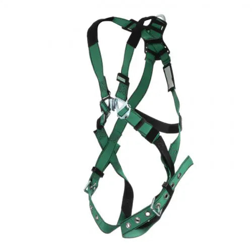 MSA - V-FORM Harness, Extra Large, Back D-Ring, Tongue Buckle Leg Straps Becker Safety and Supply