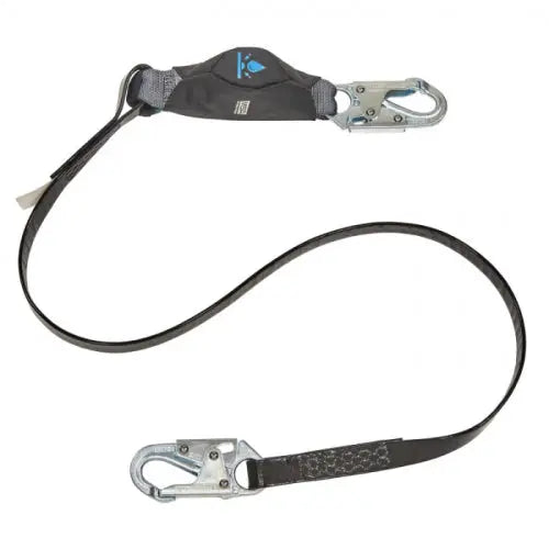 MSA - V-SERIES anti-corrosion single leg energy absorbing lanyard, 6', small stainless steel snaphook CSA Z259.11-17 Becker Safety and Supply