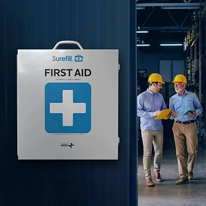 Surefill - 4 Shelf Metal Cabinet 150 Series Class B (w/ Meds) - Becker Safety and Supply