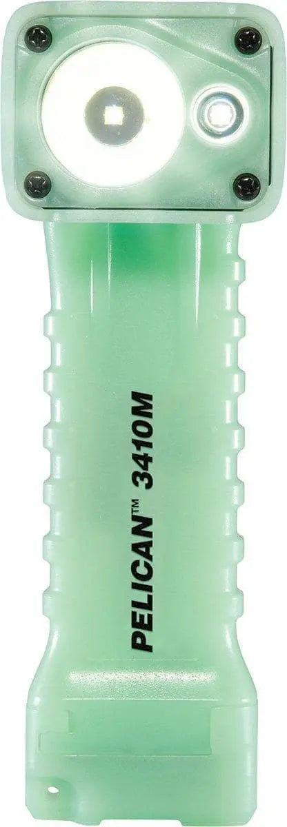 PELICAN - 3410 Right Angle Light - 'Glow in the Dark" Body - Becker Safety and Supply