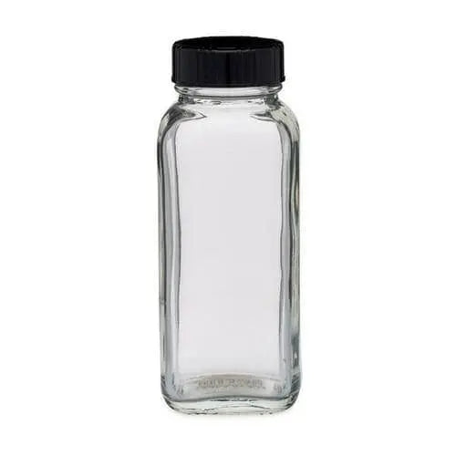 Robinson 4oz French Square Glass Sample Bottle