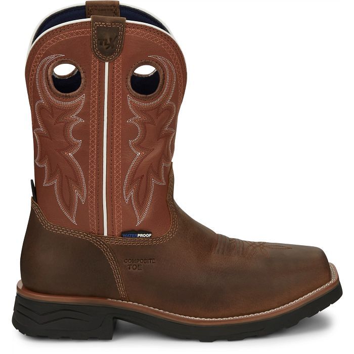 TONY LAMA - FIREBALL 11" COMPOSITE TOE WATERPROOF WORK BOOT - Becker Safety and Supply