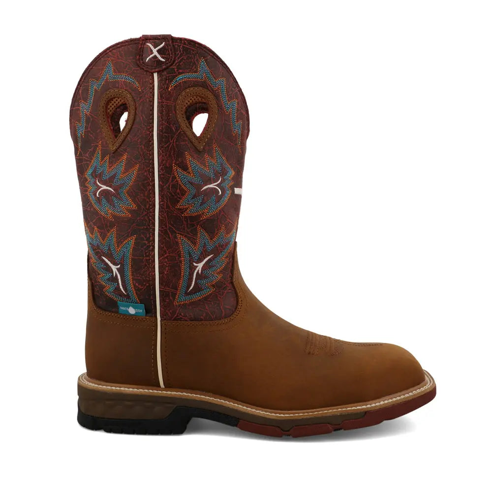 TWISTED X - 12" Waterproof Nano ComP Toe Work Boot  Becker Safety and Supply