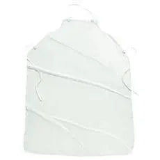 WEST CHESTER - White Vinyl Chemical Resistant Apron - 35"W x 48"L - 8 mil - Sewn Edge - Becker Safety and Supply
