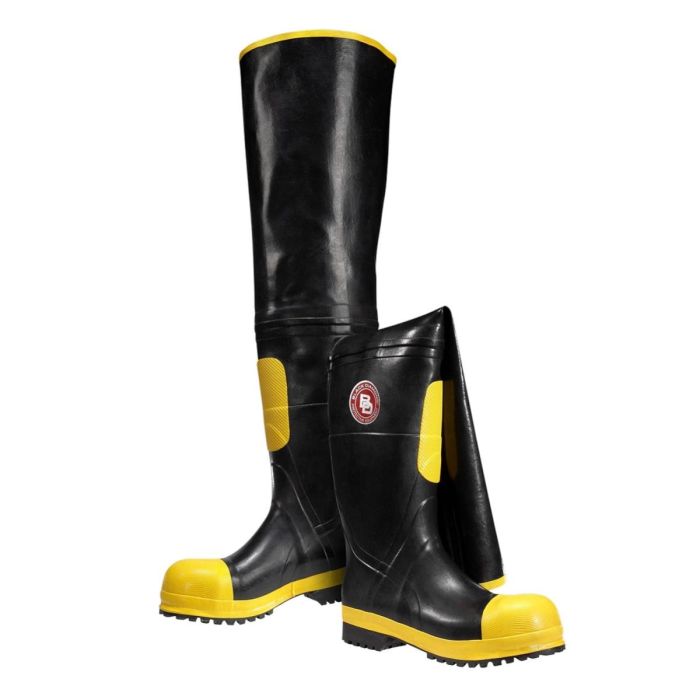 BLACK DIAMOND BOOTS - 31 Rubber Hip Boot with OrthoLite Liner - Steel Toe, Size 15 - Becker Safety and Supply