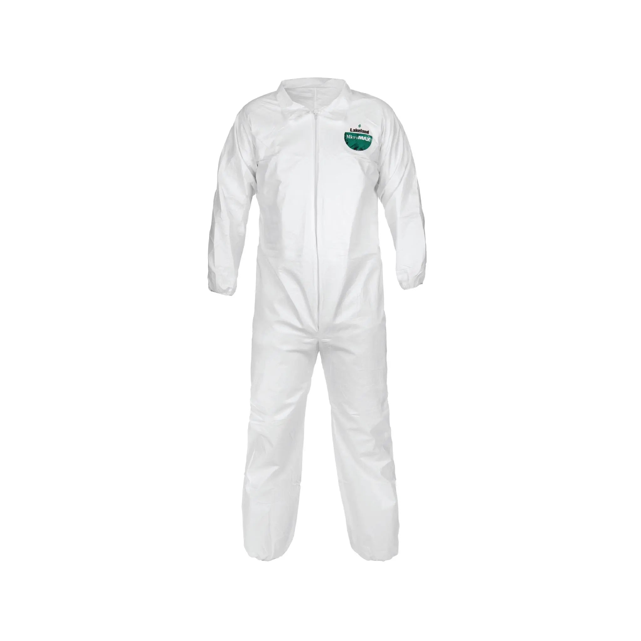LAKELAND MicroMax NS Disposable Coverall - w/ Zipper - Elastic Wrists & Ankles - 25/bx - Becker Safety and Supply
