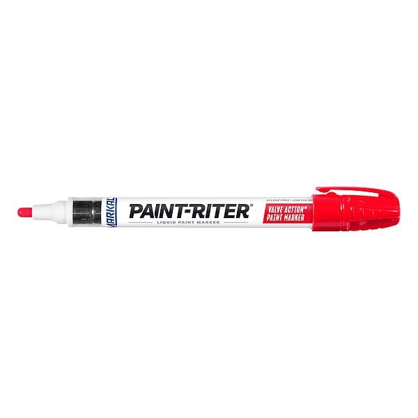 MARKAL - PAINT-RITER VALVE ACTION Paint Marker, 1/8 in Tip, Medium