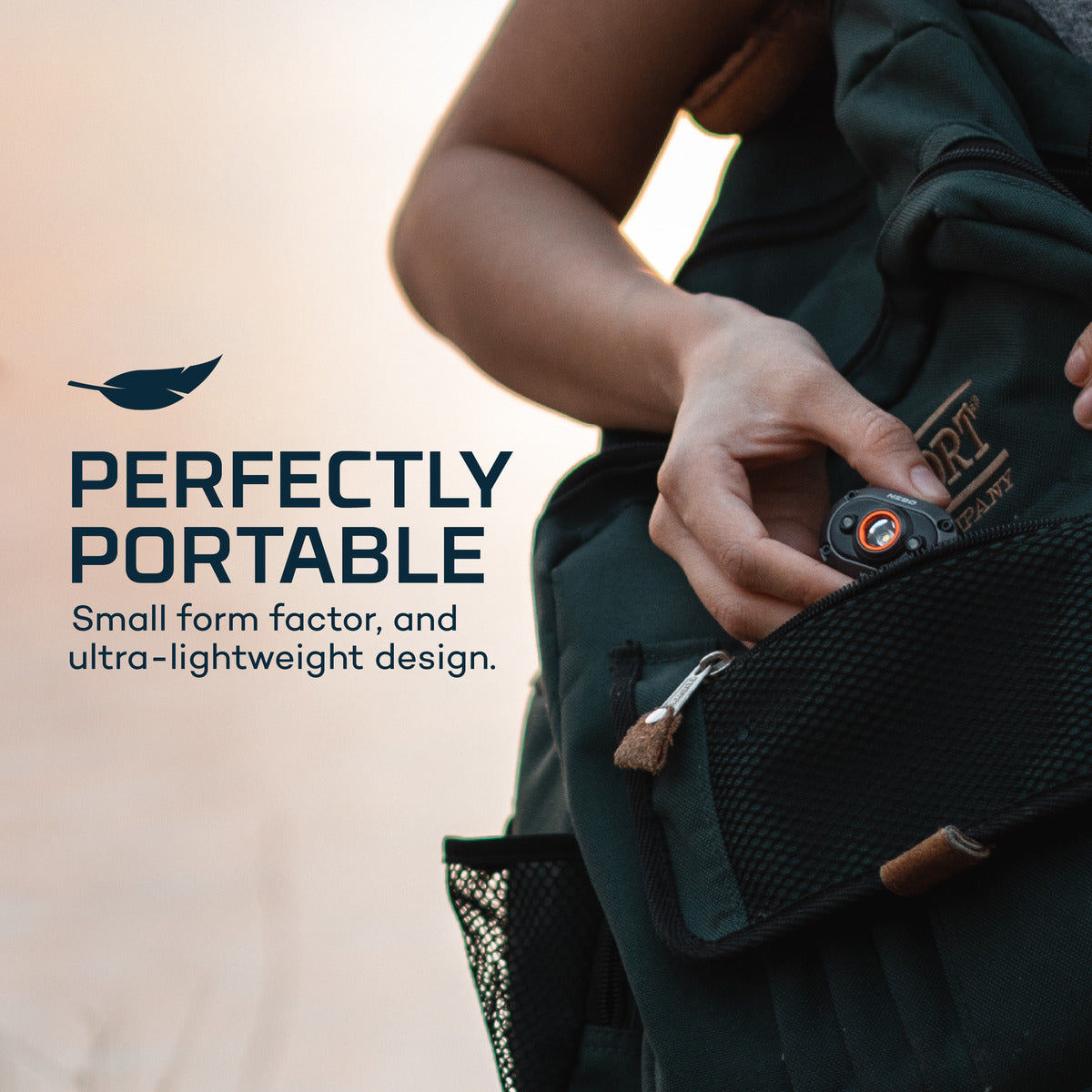 Nebo - Mycro Rechargeable Headlamp And Cap Light With - Becker Safety and Supply