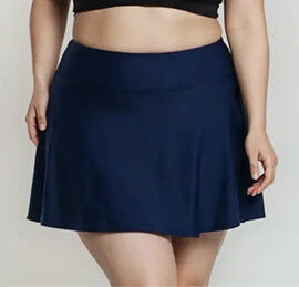 Plus Size Swim Skorts