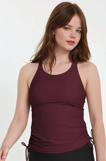 Maya Tankini Swim Top With Removable Cups