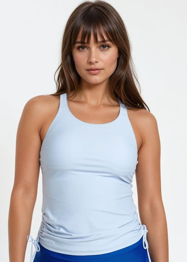 Maya Tankini Swim Top With Built-in Bra | Final Sale