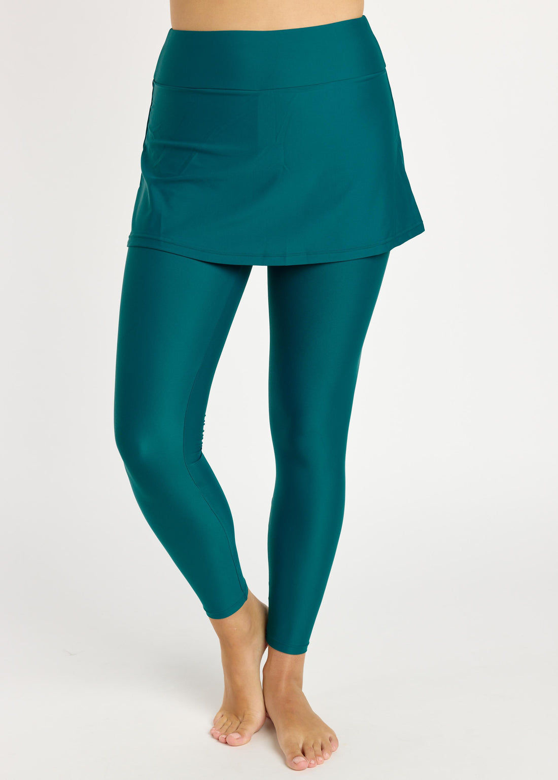 Skirted Long Swim Leggings