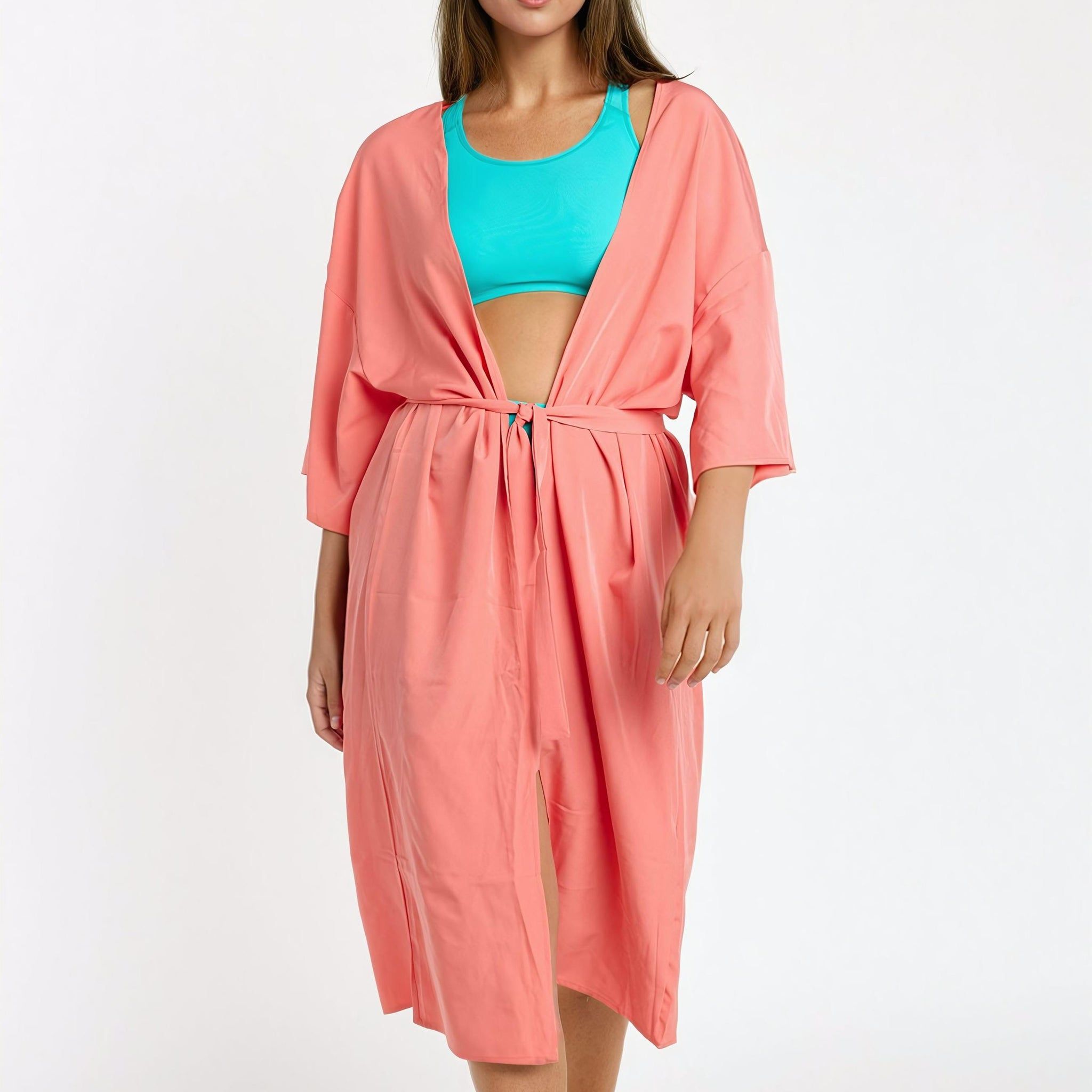 Long Kimono Beach Cover Up