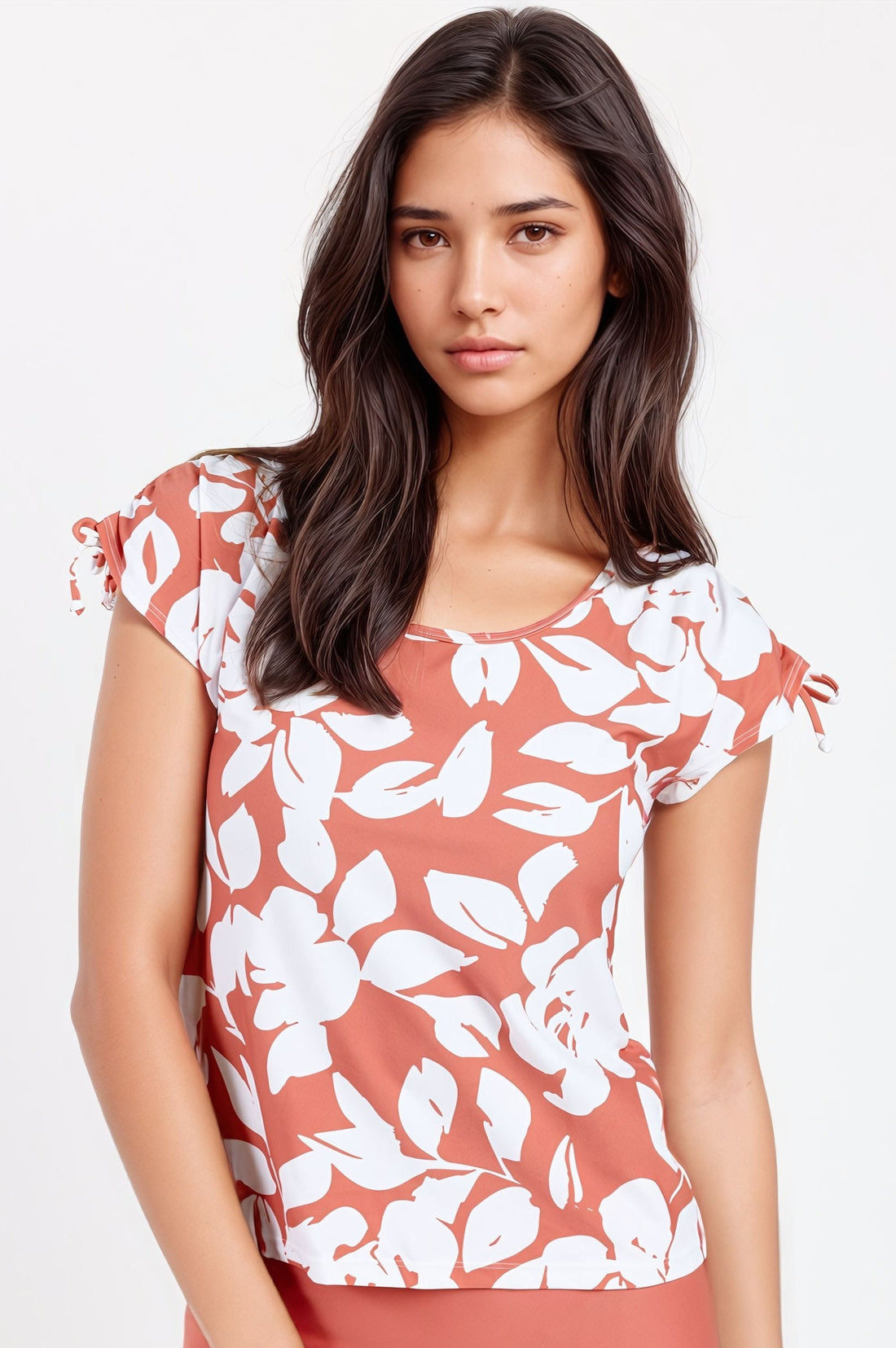 2in1 Adjustable Sleeve Swim Top | Final Sale