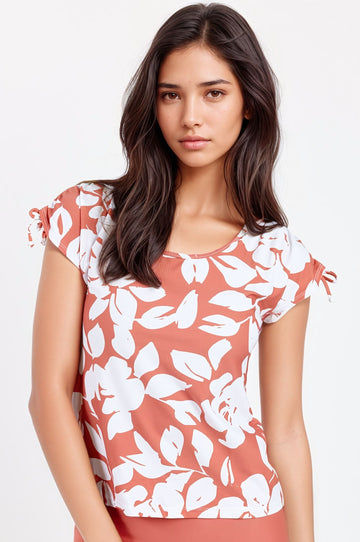 2in1 Adjustable Sleeve Swim Top | Final Sale