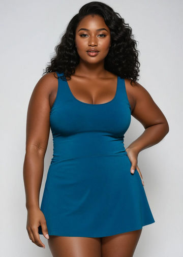 Hayley Swim Dress | Plus Size