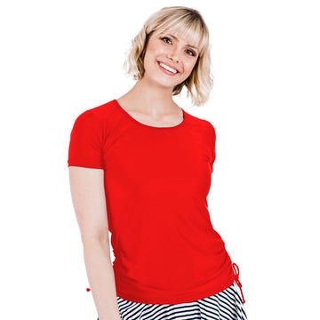 Short Sleeve Adele Swim Top | Final sale