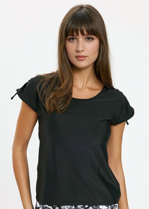 2in1 Adjustable Sleeve Swim Top | Last Call
