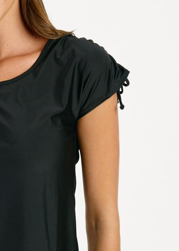 2in1 Adjustable Sleeve Swim Top | Final Sale