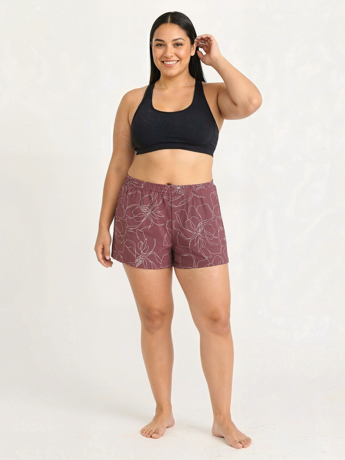 Classic Fit Swim Shorts With Panty | Plus Size