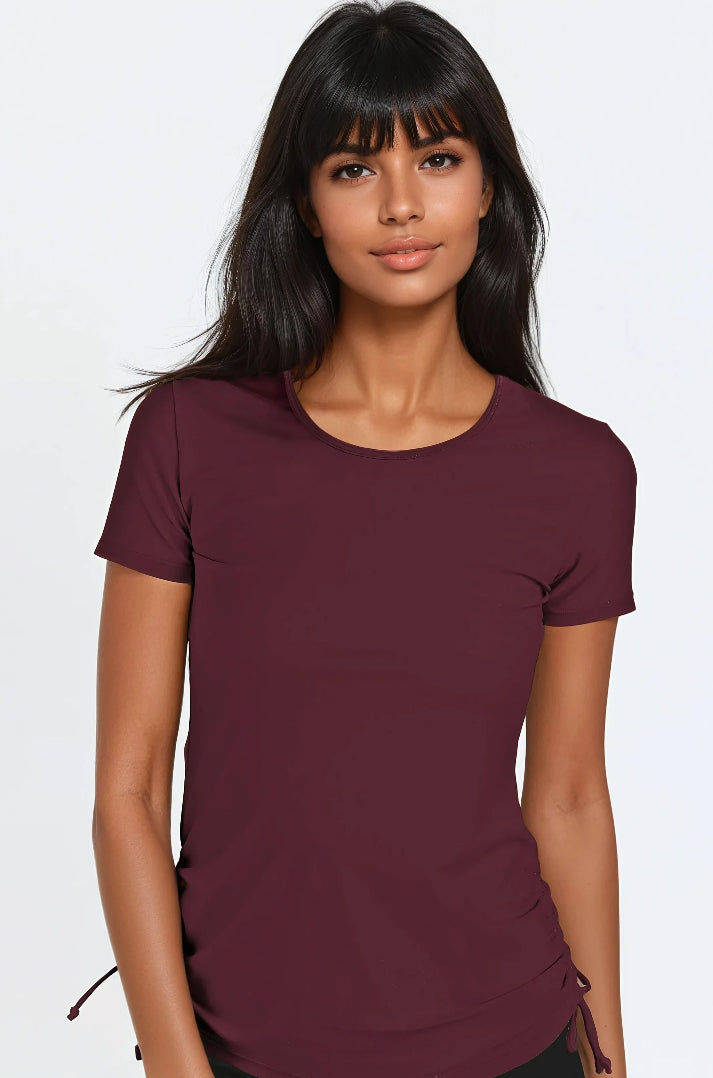 Short Sleeve Adele Swim Top
