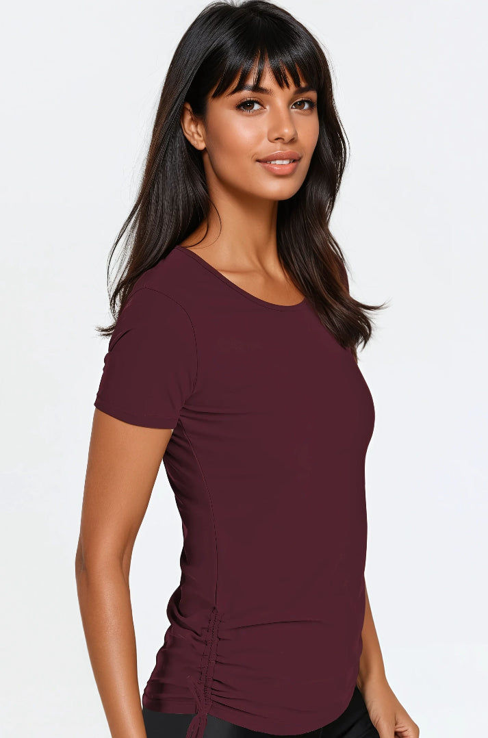 Short Sleeve Adele Swim Top