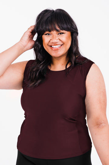 Loose Fit Maya Swim-Top | Plus Size