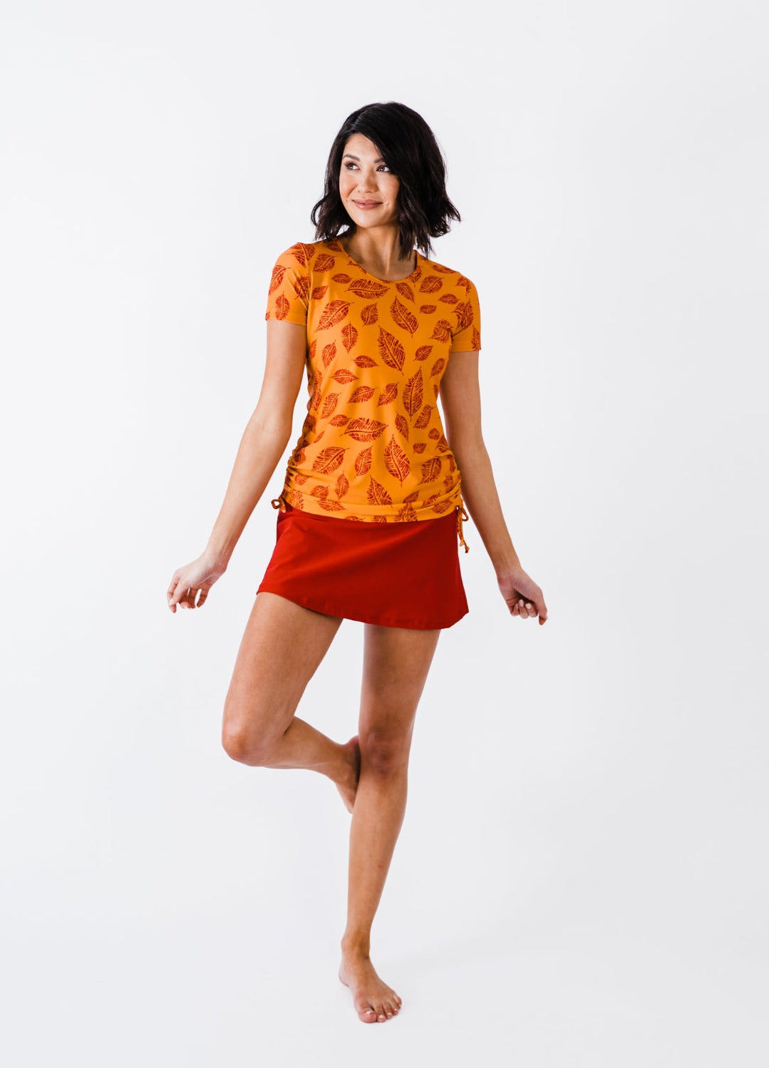 Short Sleeve Adele Swim Top | Final sale