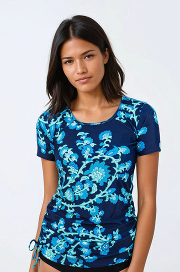 Short Sleeve Adele Swim Top