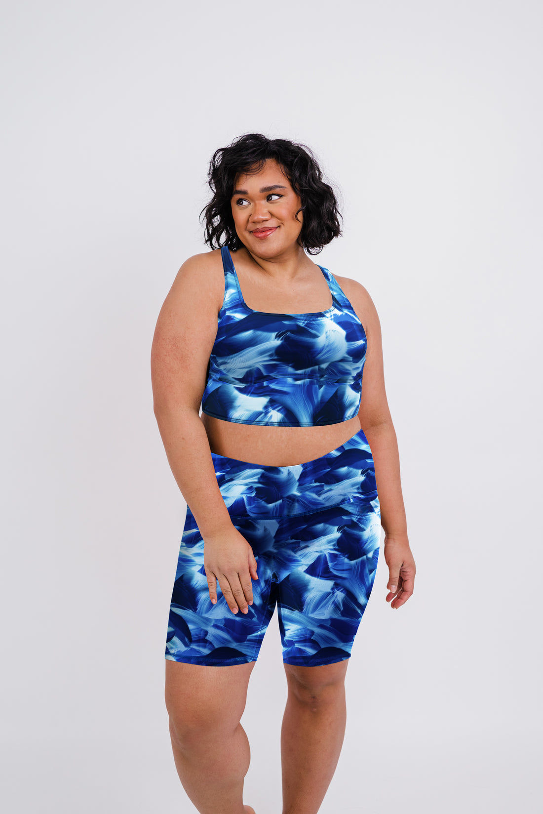 Longline Swim Bra | Plus Size