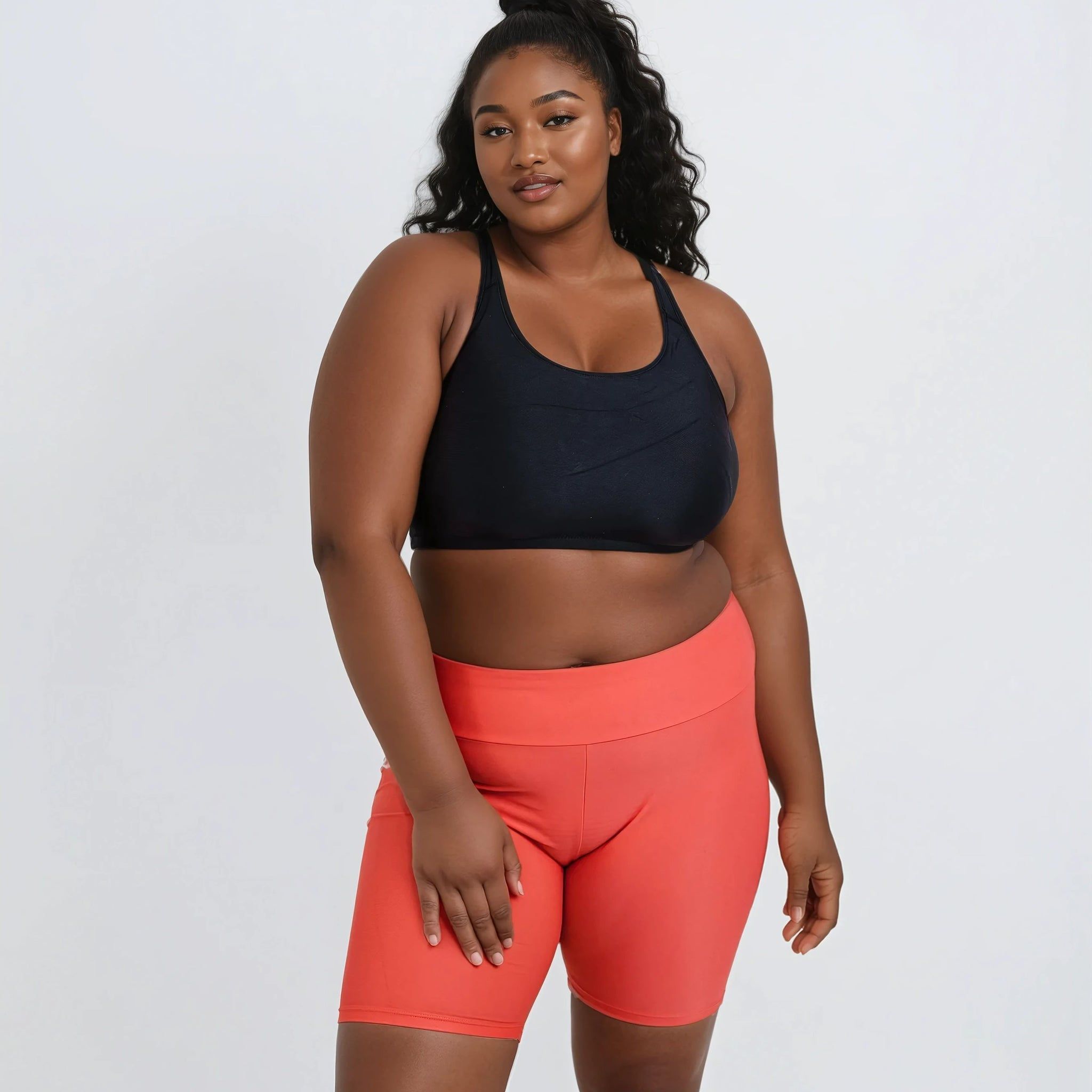 Longline Swim Bra | Plus Size