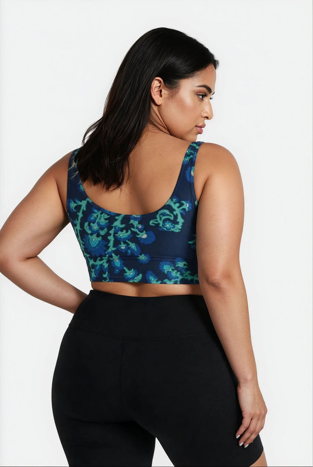 Longline Swim Bra | Plus Size