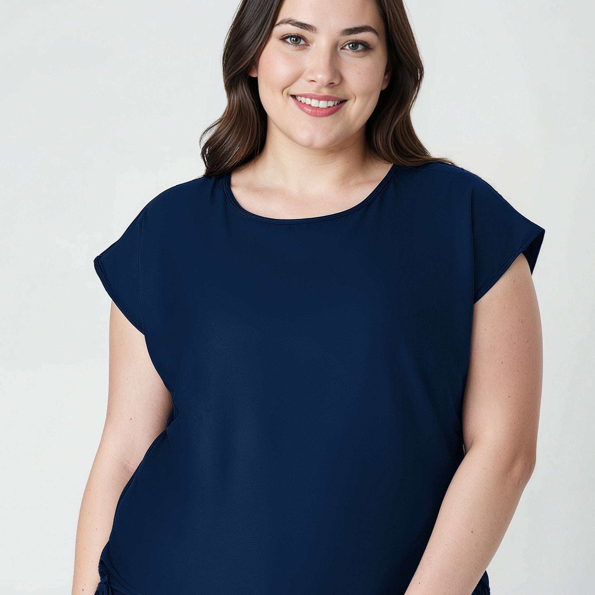 Daphne Loose Fit Swim Top | Plus Size