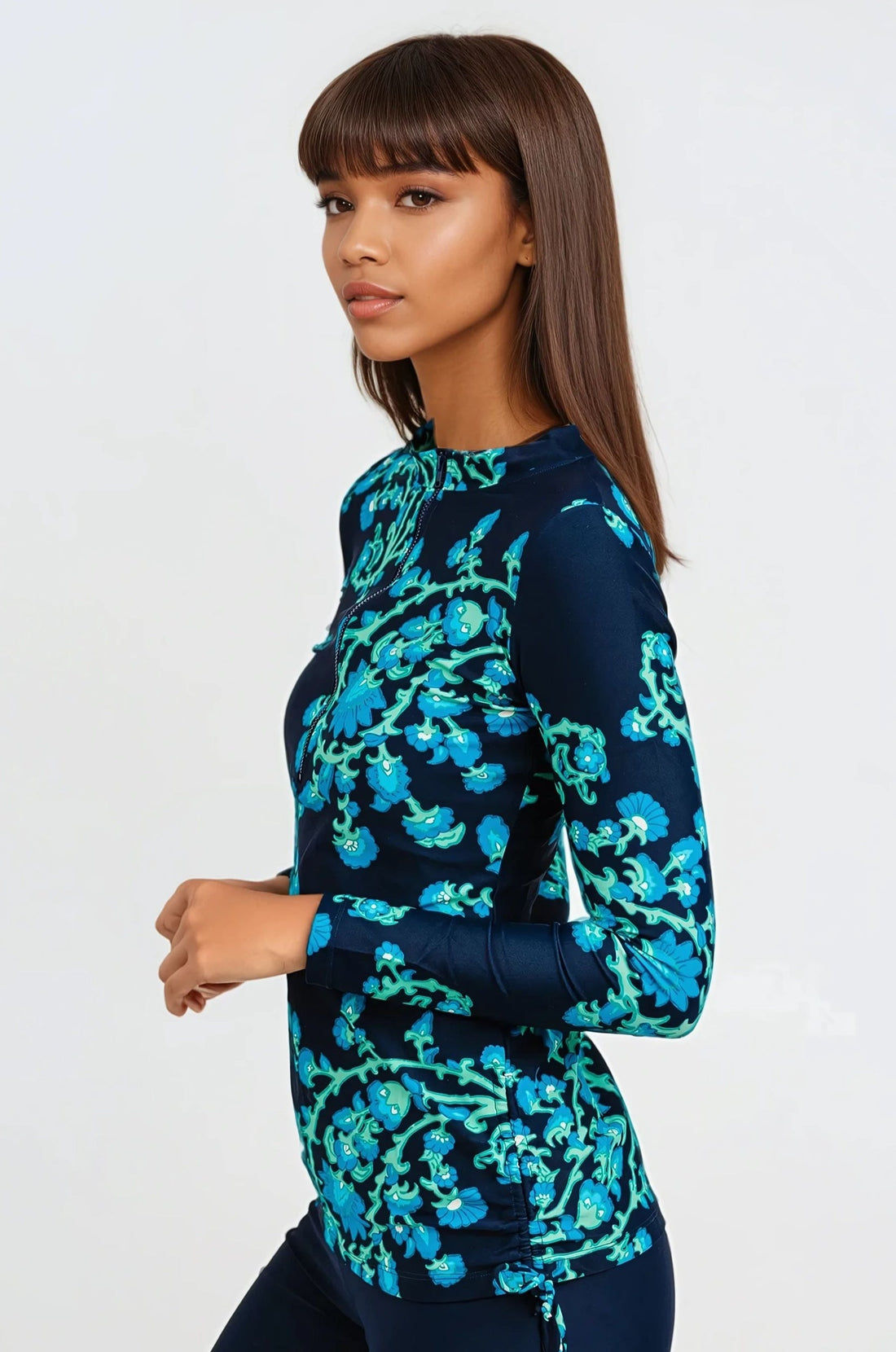 Half-Zip Nora Swim Top