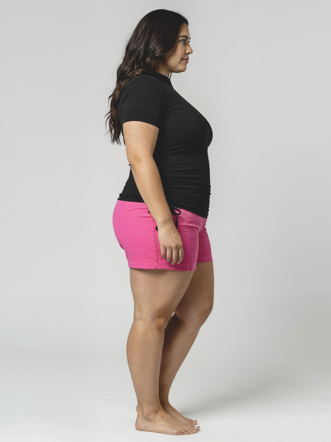 Half-Zip Adele Swim Top | Plus Size