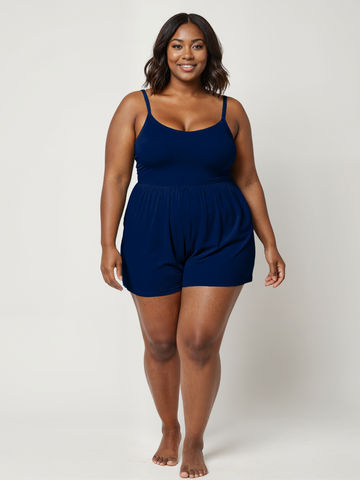 Ivy Swim Romper | Plus Size