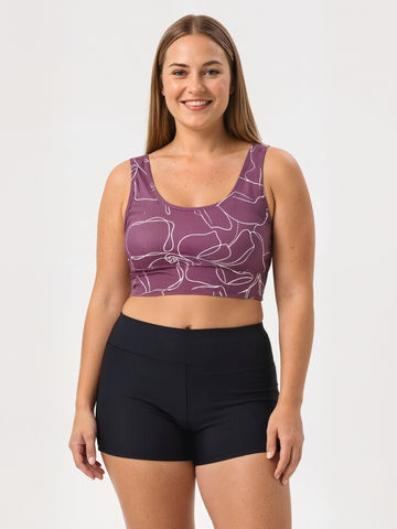 Longline Swim Bra | Plus Size