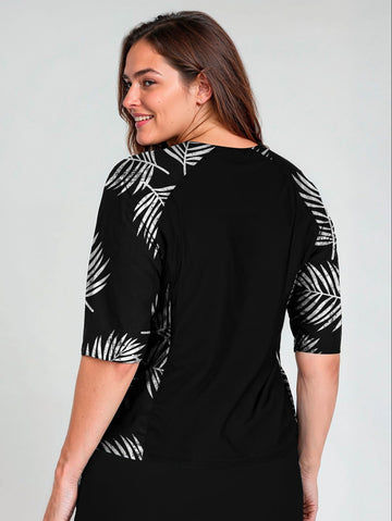 Loose Fit Margaux Swim Top | Plus Size
