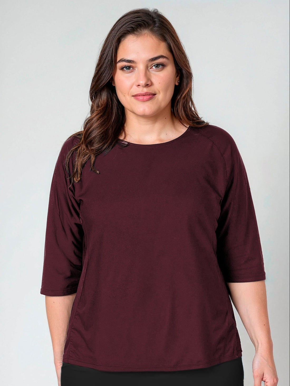 Loose Fit Margaux Swim Top | Plus Size