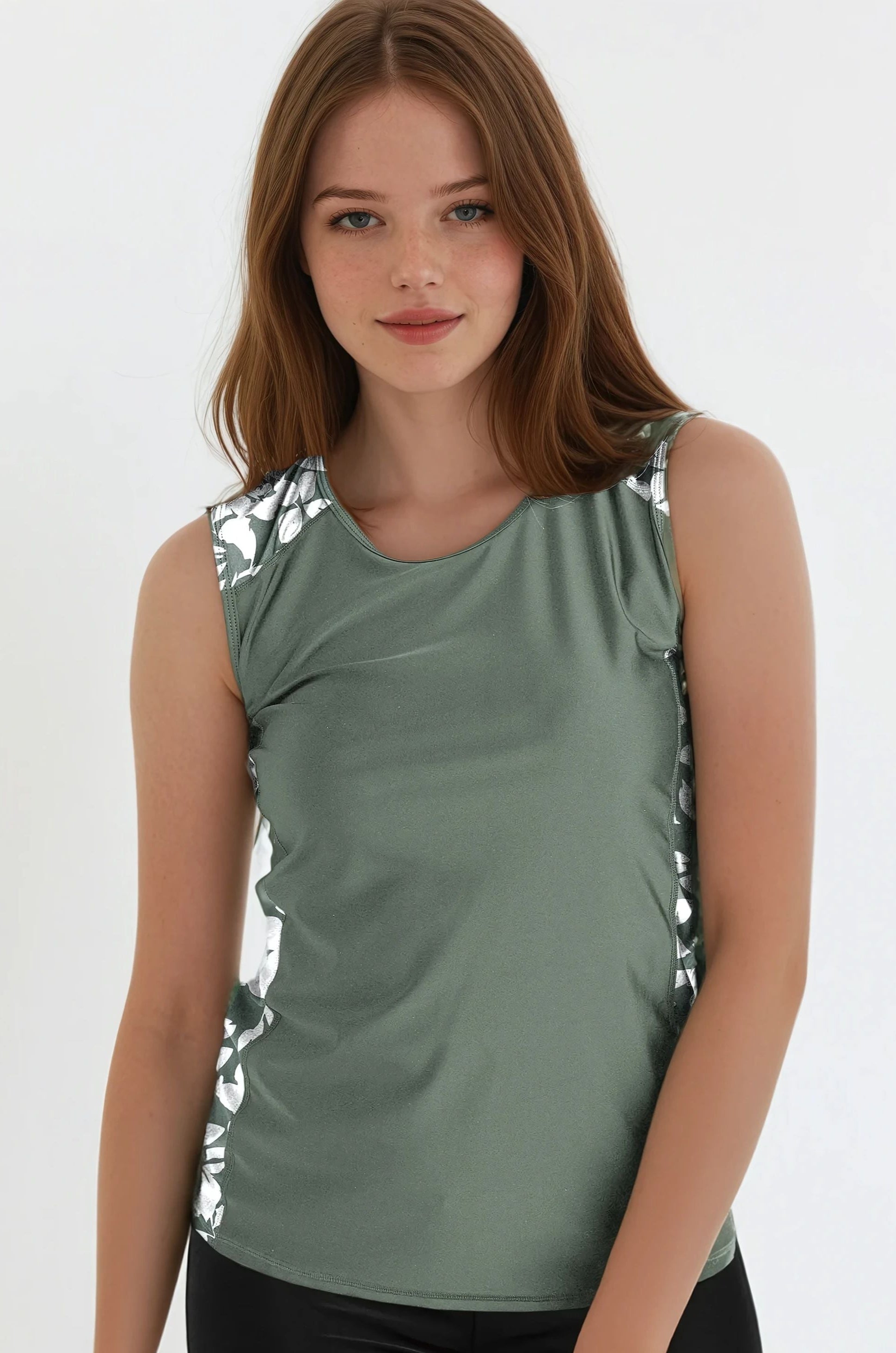Loose Fit Maya Swim-Top | Closed Back & UPF 50+