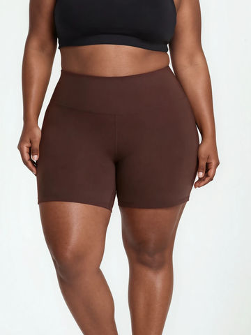 Mid-Thigh Swim Shorts | Plus Size