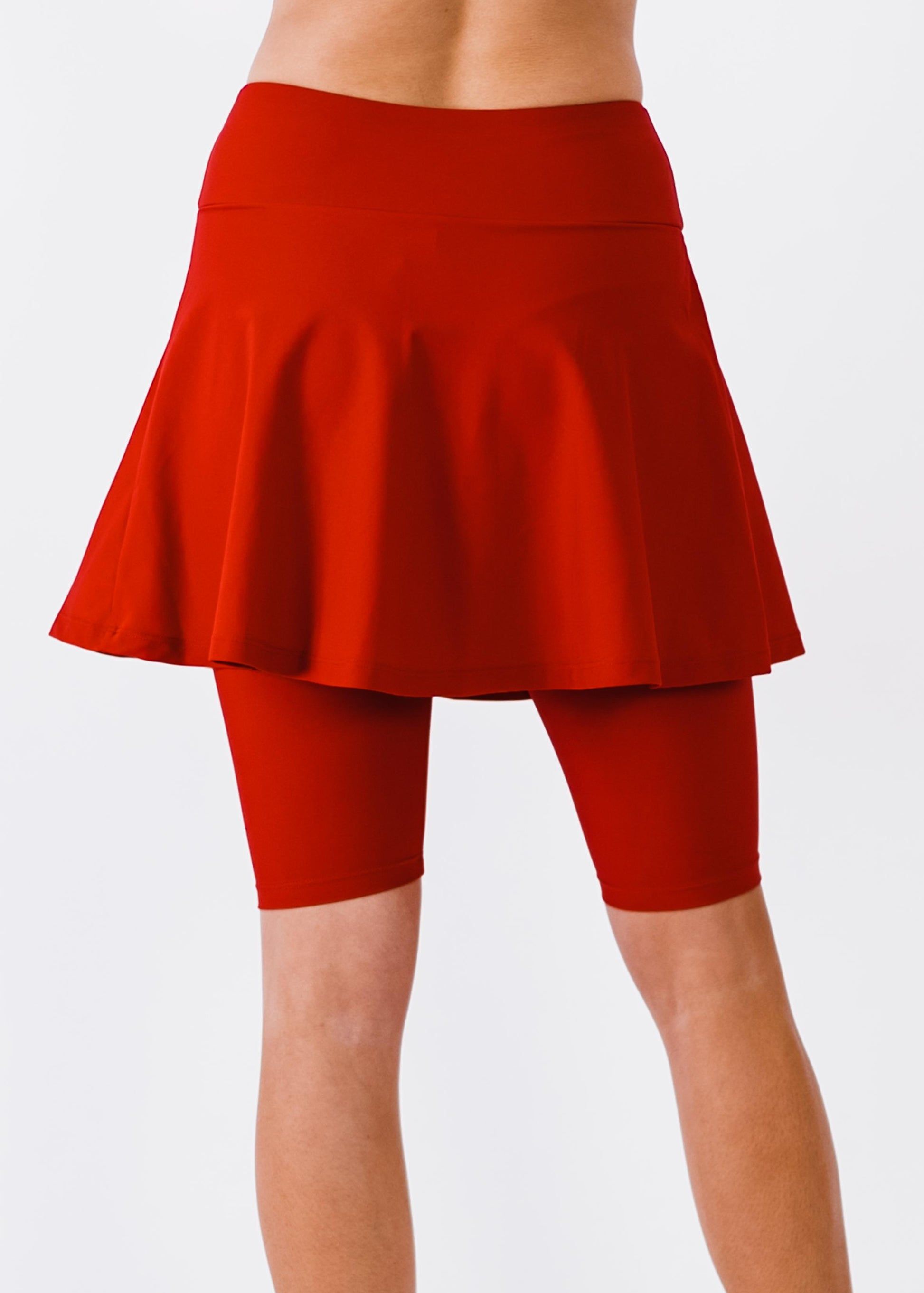 Swim skort. Modest plus size skirt and pants. Womens' modest plus size swim skirt. Excellent sun protection UPF +50