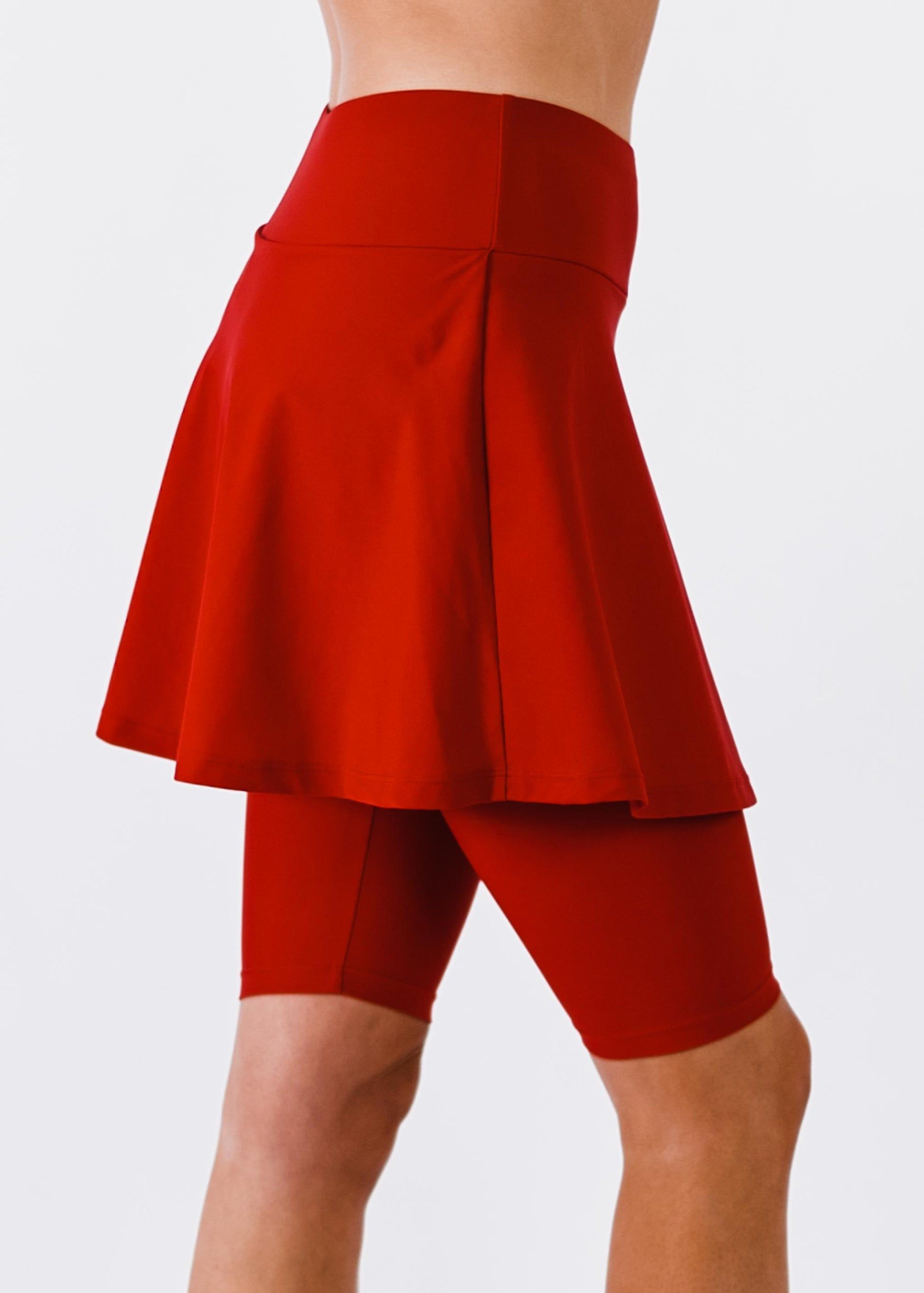 Swim skort. Modest plus size skirt and pants. Womens' modest plus size swim skirt. Excellent sun protection UPF +50