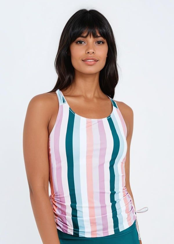 Maya Tankini Swim Top With Built-in Bra